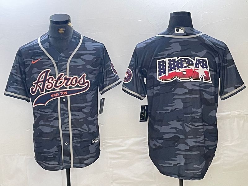 Men Houston Astros Blank Camo Jointly 2024 Nike MLB Jersey style 11->houston astros->MLB Jersey